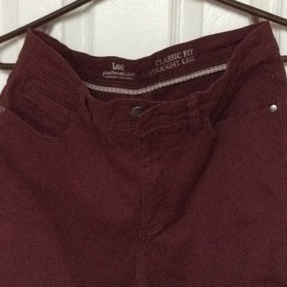 Cranberry colored lee jeans - Picture 6 of 8